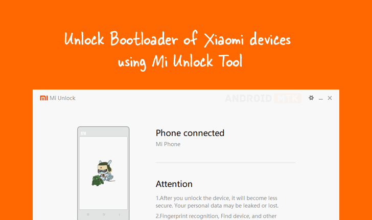Xiaomi Mi Unlock Tool