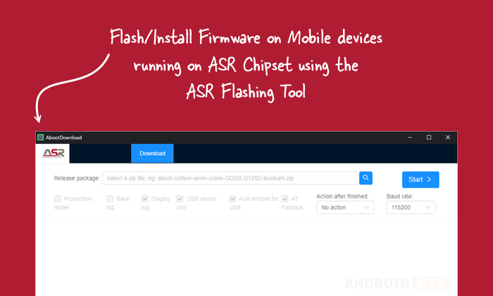 ASR Flashing Tool