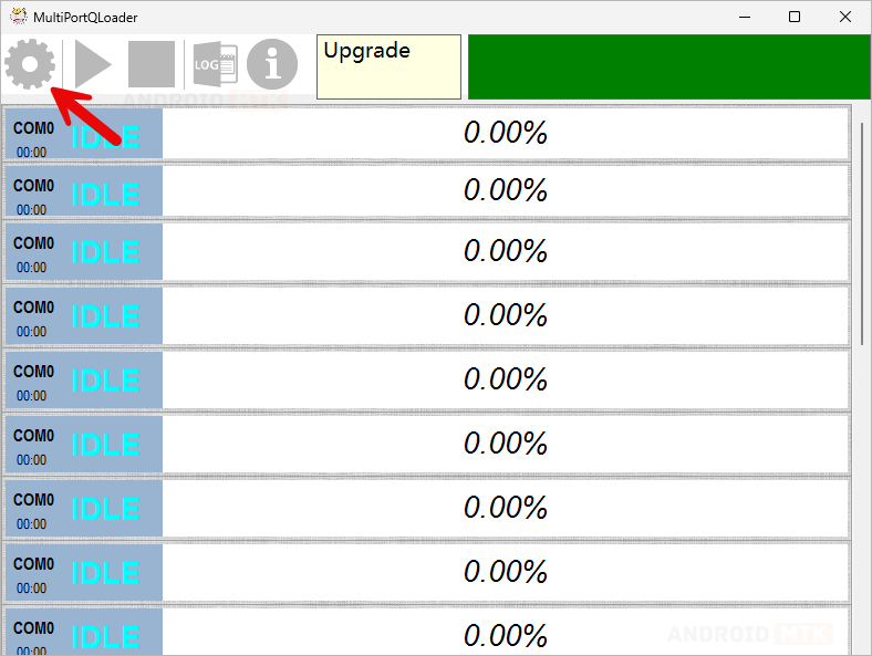 MultiPort QLoader Settings MultiPort QLoader Settings