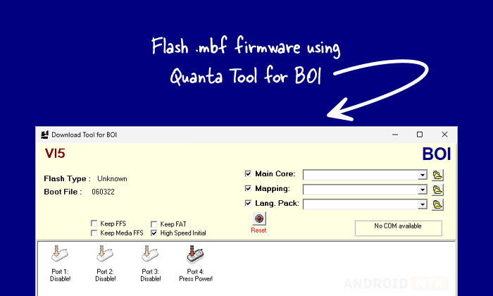 Quanta Tool for BOI