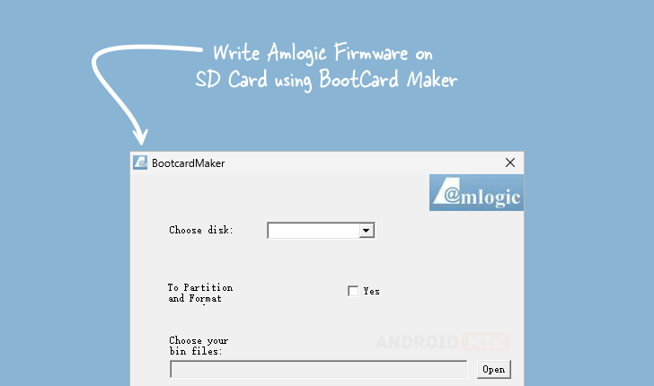 Amlogic BootCard Maker