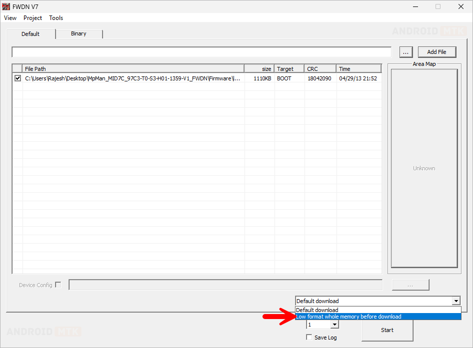 FWDN V7 Tool Low Format FWDN V7 Tool Low Format