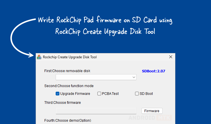 RockChip Create Upgrade Disk Tool RockChip Create Upgrade Disk Tool