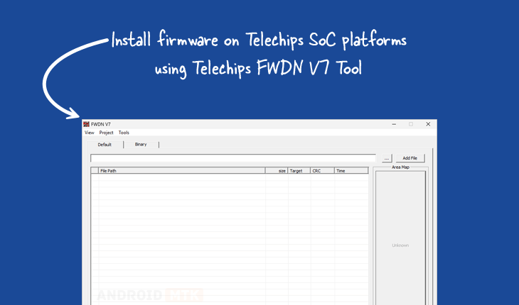 Telechips FWDN V7 Tool Telechips FWDN V7 Tool