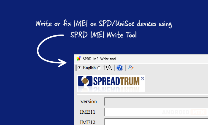 SPRD IMEI Write Tool