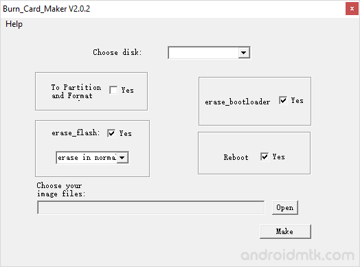 Amlogic Burn Card Maker