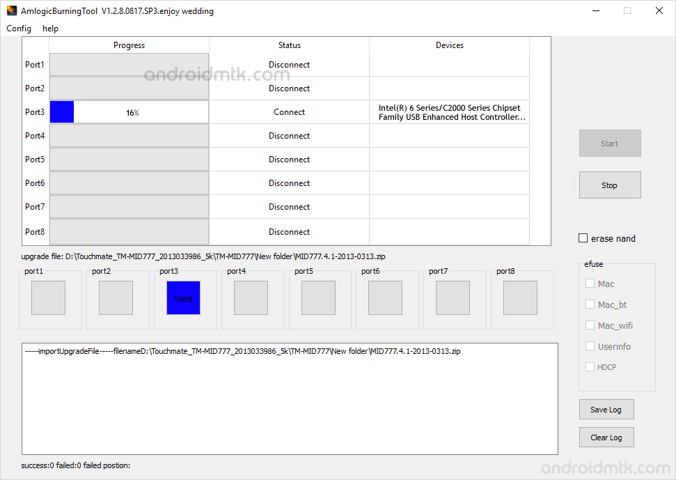 Amlogic USB Burning Tool Flashing