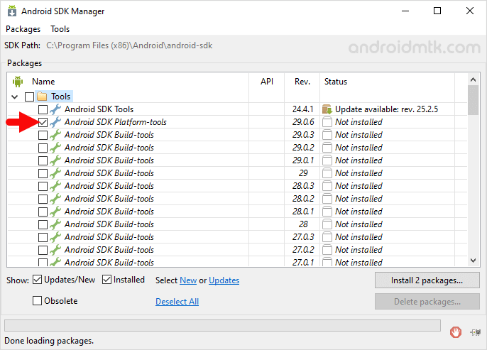 Android SDK Manager