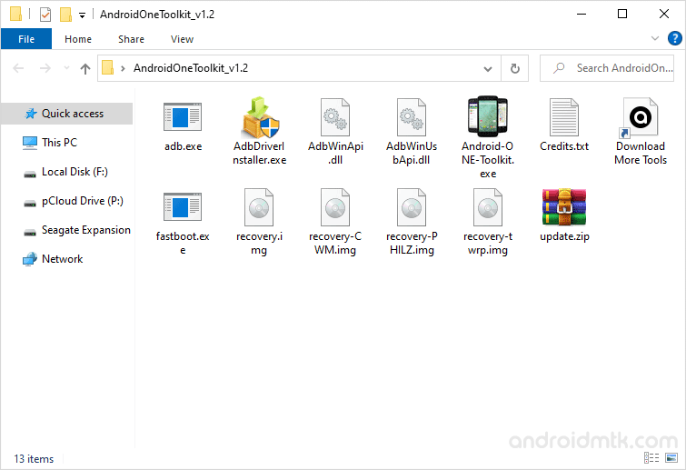 AndroidOneToolkit Files