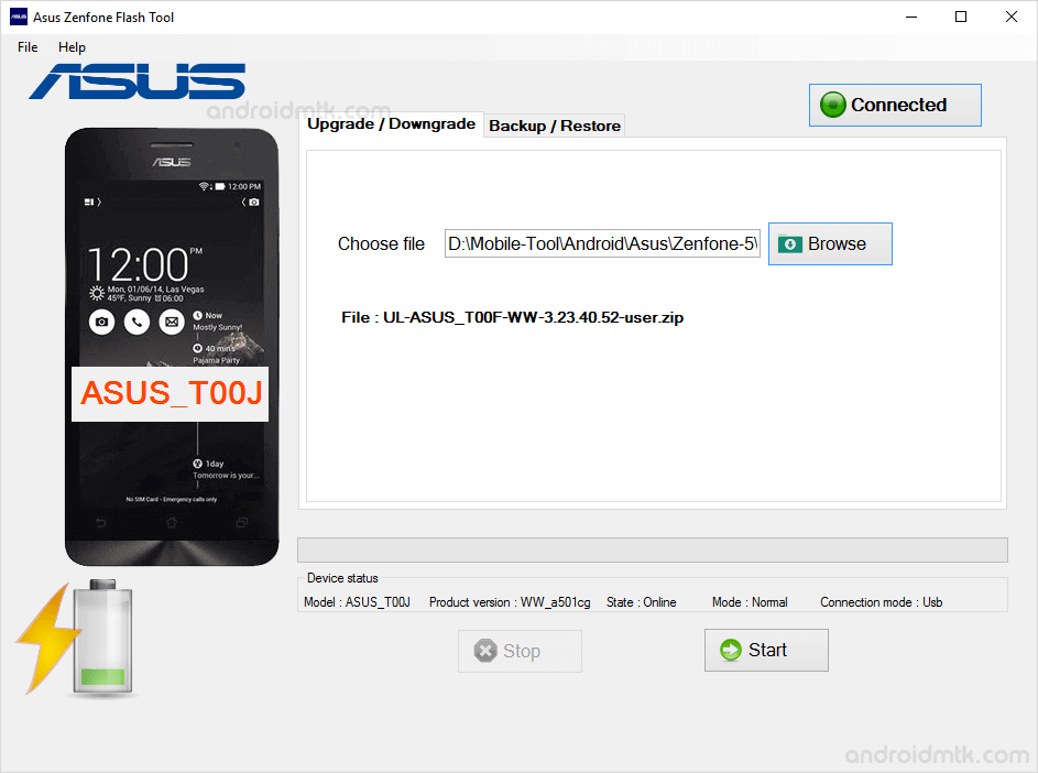 asus zenphone flash tool added