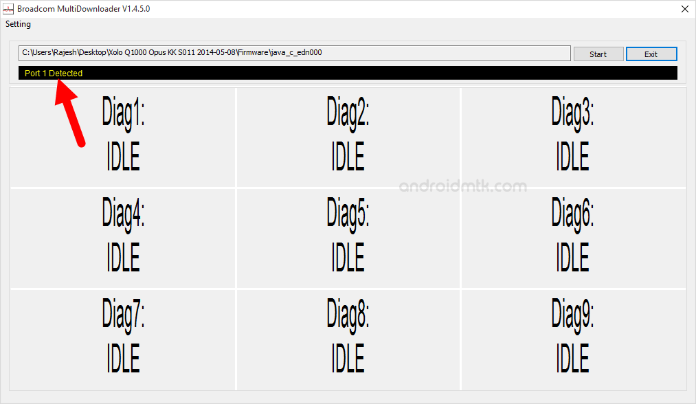 Broadcom Multi Downloader Device Added