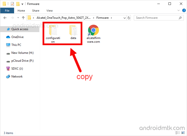 copy configuration data mbn