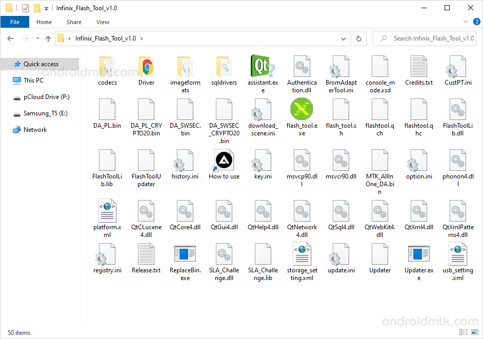 Infinix Flash Tool Files