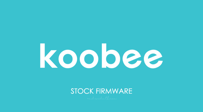 Koobee Stock ROM Firmware