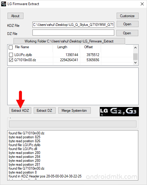 LG Firmware Extract Tool Extract
