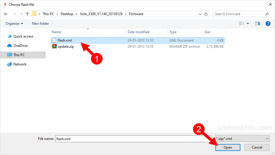 Manufacturing Flash Tool Select xml