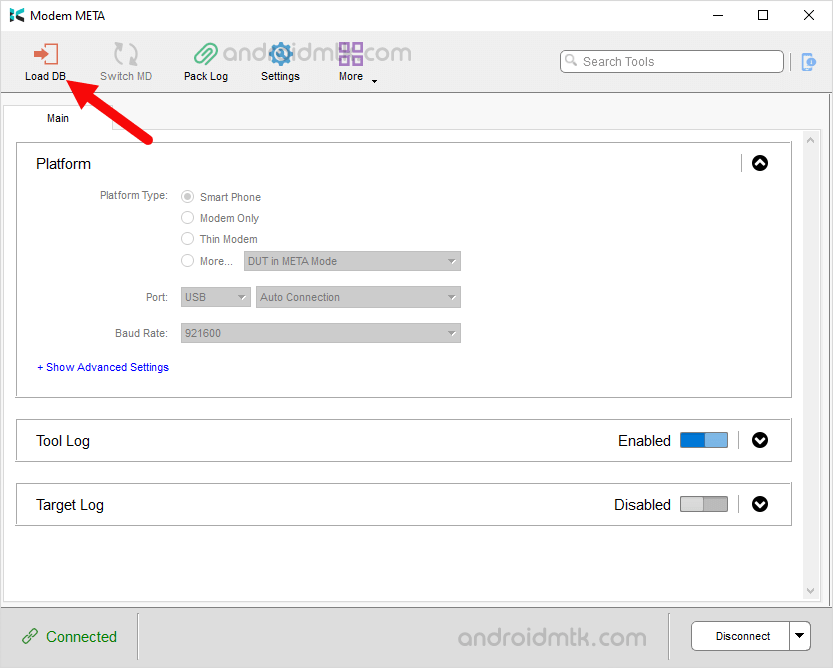 ModemMeta Load DB