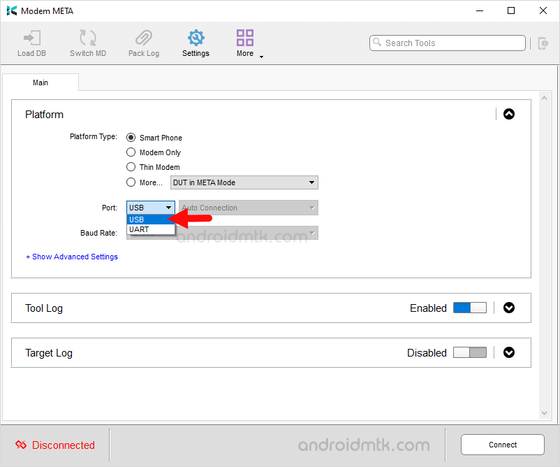 Modem Meta Port USB