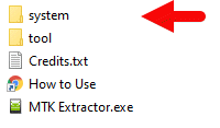 MTK Extractor Extracted File