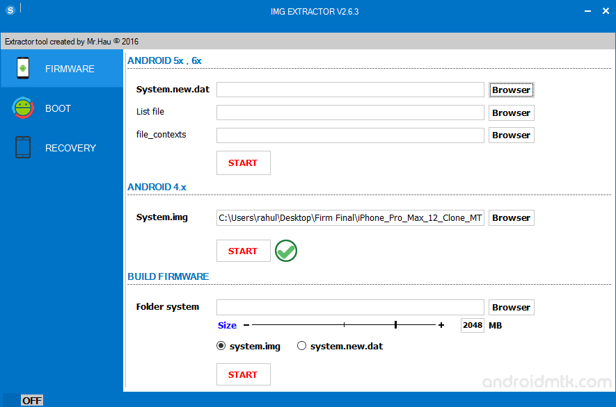 mtk extractor success