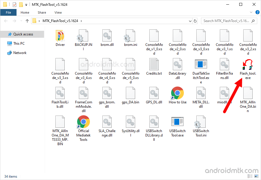 MTK Flash Tool Files Open