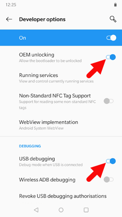 Google Nexus 6P USB Debugging