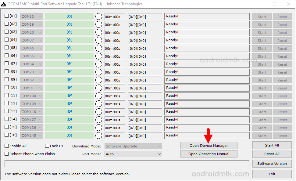 Qcom EMCP Multi-Port Device Manager