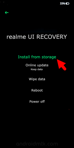 Realme Recovery Install from Storage