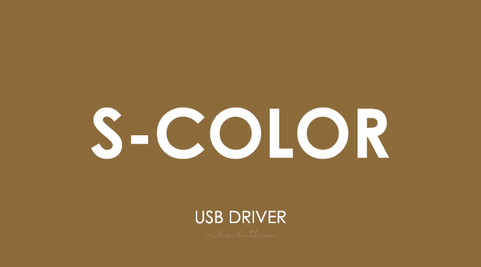 S-Color Usb Driver