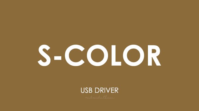 S-Color USB Driver