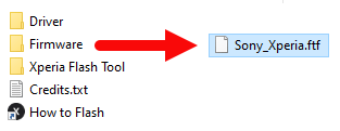 Sony Xperia Firmware
