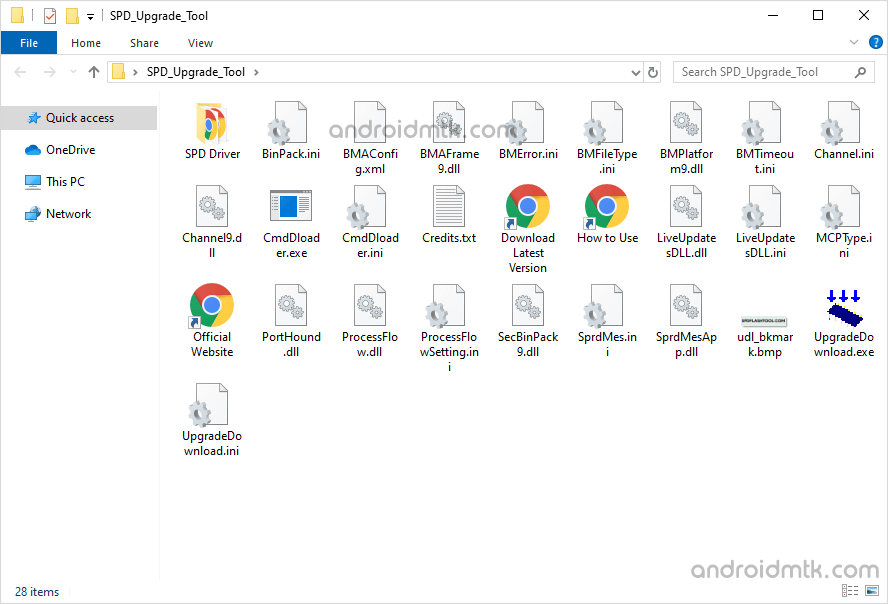 SPD Upgrade Tool Files