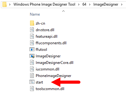 start windows phone image designer