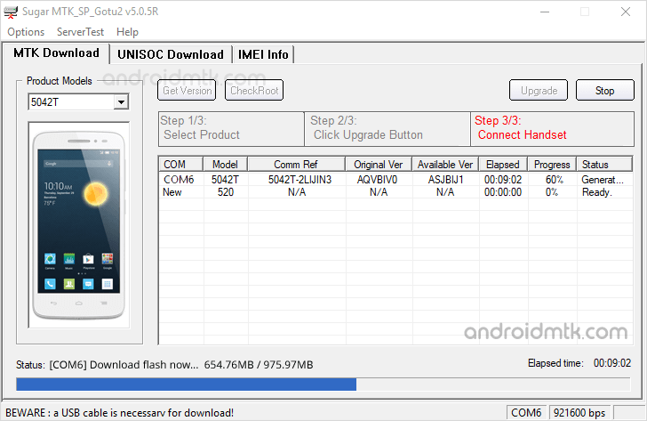 sugar mtk flashing