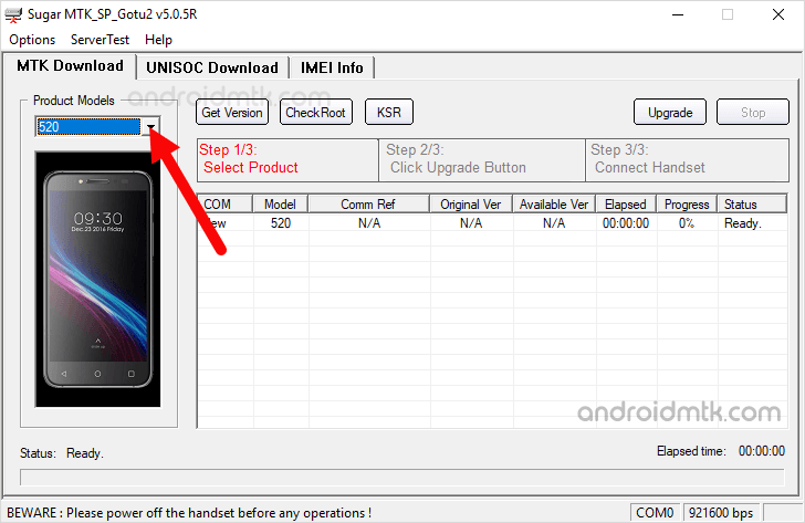 sugar mtk product drop down