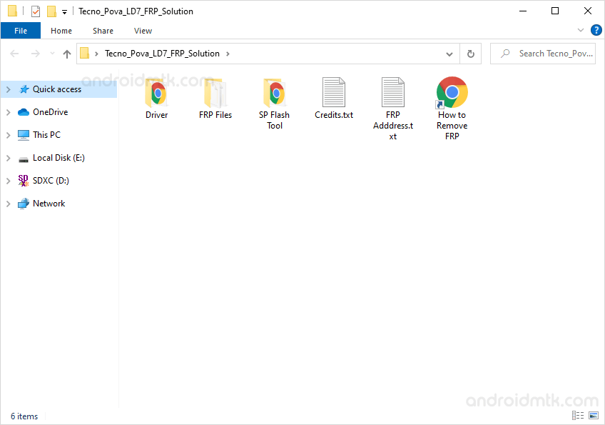 Tecno Pova LD7 FRP Files