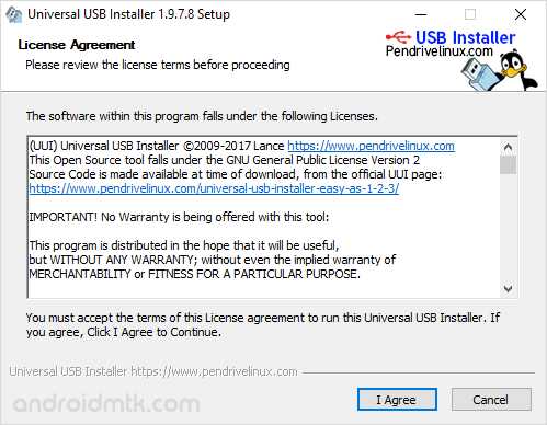 Universal USB Installer Setup