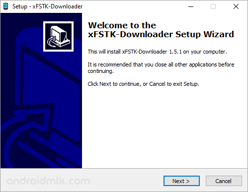 xFSTK Downloader Tool Setup